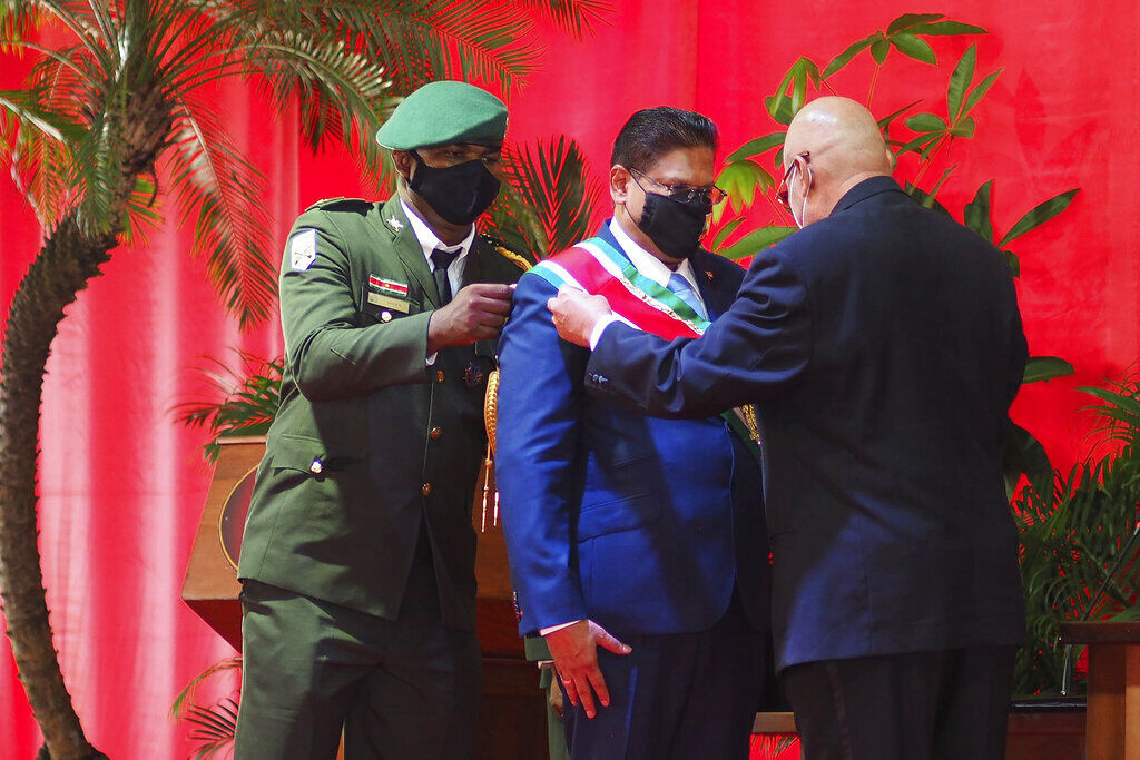 APTOPIX Suriname President